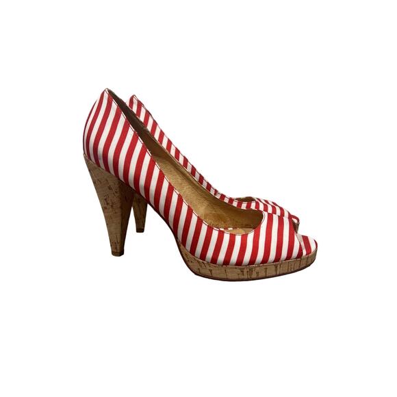 Michael Kors, Peep Toe High Heels,‎ Size 7.5, KB226 - Picture 1 of 4